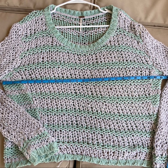 FREE PEOPLE Provence striped cloud combo sweater - Picture 7 of 8